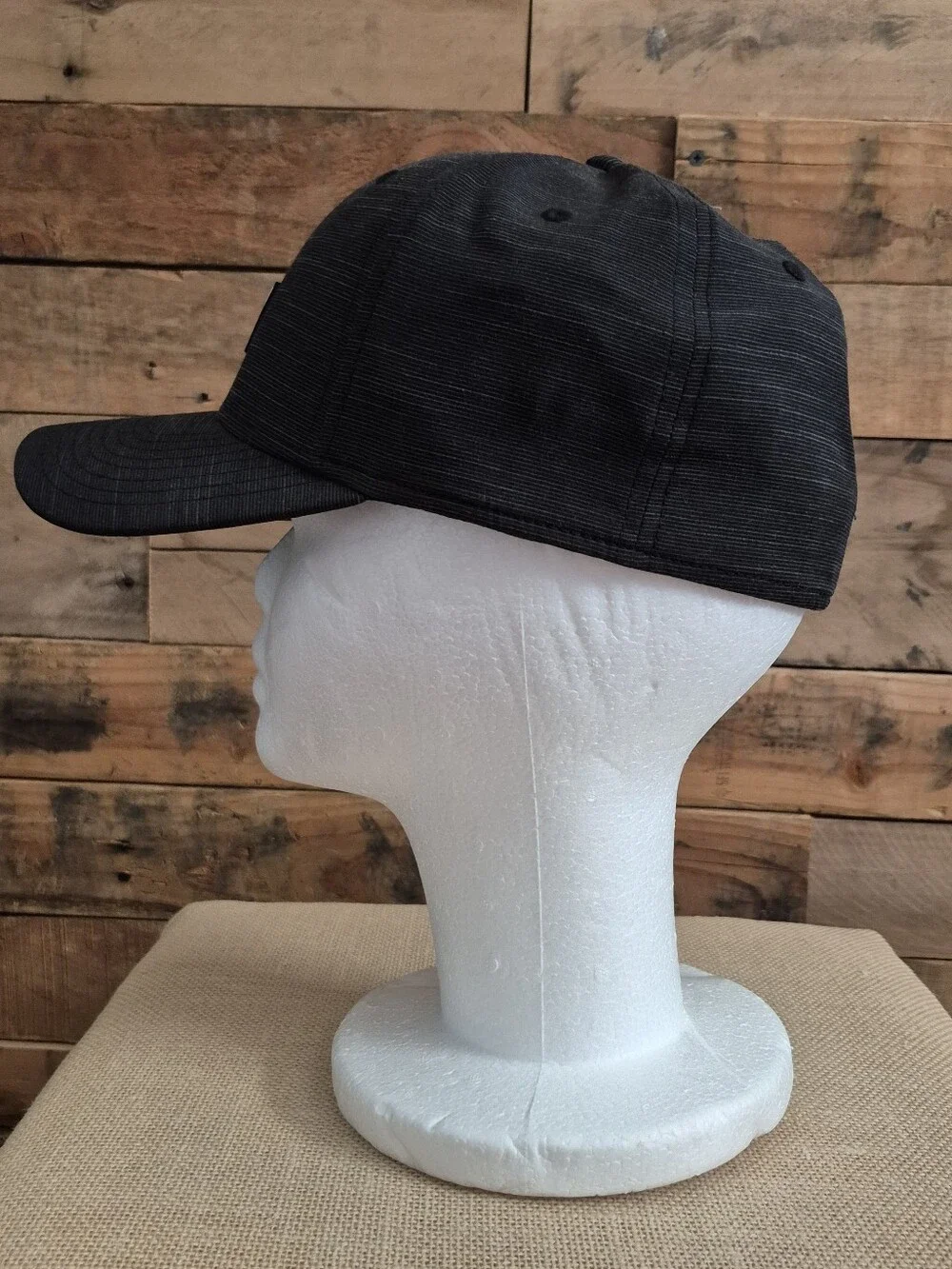 Billabong Surf Logo Crossfire Stretch Flexfit Baseball Cap Size S/M Black Hat